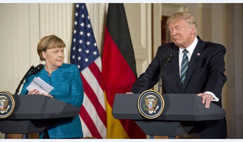 Trump I Merkel